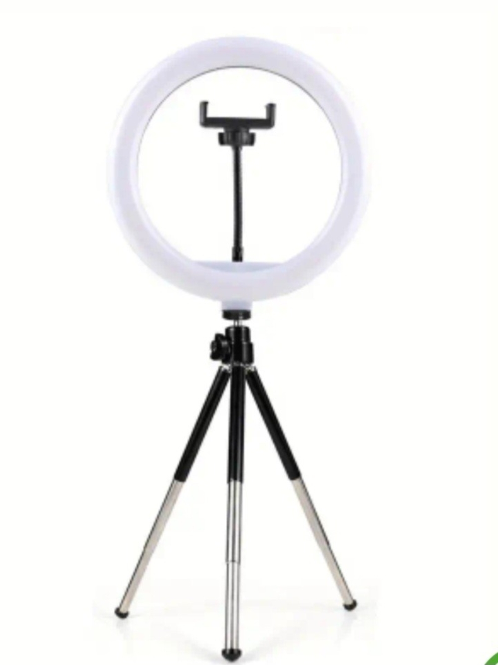 10.24in LED Ring Light Kit Adjustable Brightness Tripod Stand Phone Holder